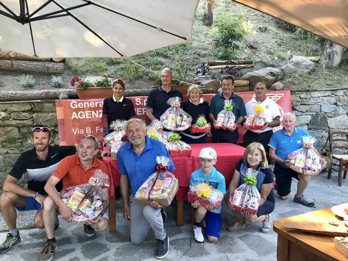 da sx Benati Alessandro, Martellini Armando, Vitton Mea Elisa, Dario Comé, Vilbrant Roberto, Coquillard Giulia, Subet Alessandro, Laval Sandro, Grange Rosella, Cairo Vincenzo, Rollet Renato