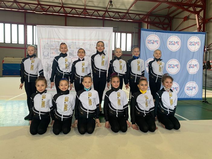 Ginnastica: Il Club des Sports in evidenza nella prova del circuito PGS di ginnastica ritmica  	­ ­