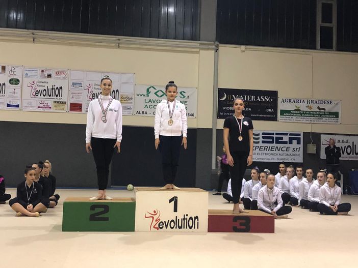 Matilde Cognetta sul secondo gradino del podio