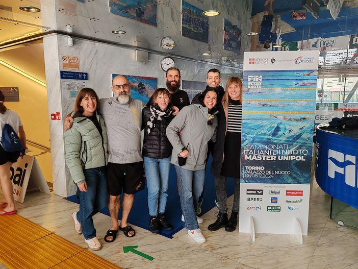 Da sn: Colazingari Simona, Fazari Paolo, Giannini Elisa, Savoia Andrea, Siddi Alessandra, Enrietti Bertolotto Davide, Telloli Paola