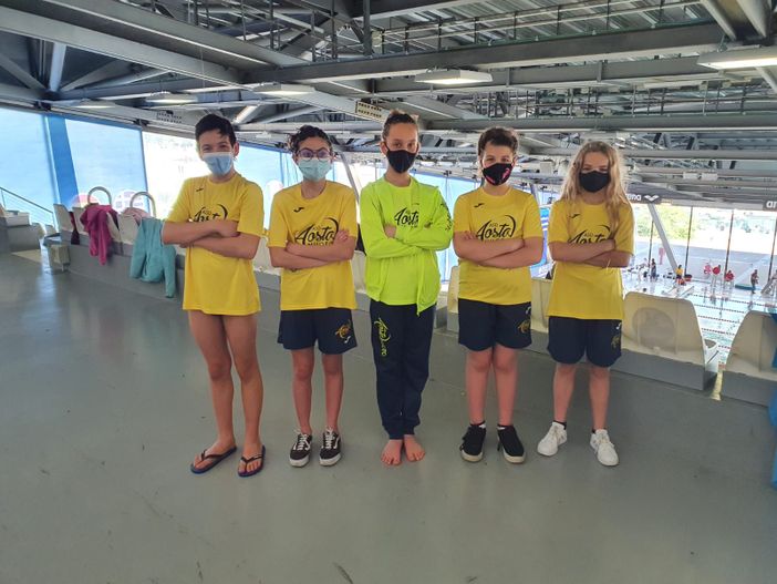 Nella foto da sn: Matteo Espositi, Angelica Coletta, Lorenzo K. Miserocchi, Aurora Furfaro e Corinne Désandré. Nella foto da sn: Matteo Espositi, Angelica Coletta, Lorenzo K. Miserocchi, Aurora Furfaro e Corinne Désandré.