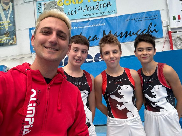 Mattia Coutandin, Eric Mombelli e Gabriele Mordenti Mattia Coutandin, Eric Mombelli e Gabriele Mordenti