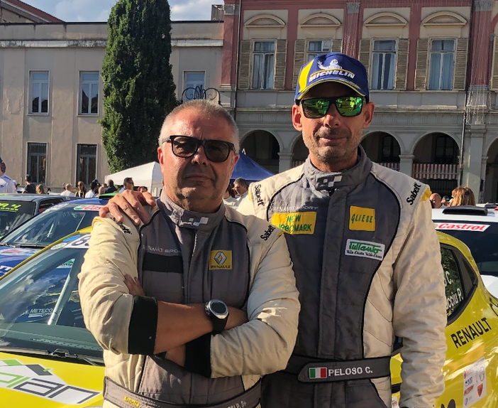 Corrado Peloso ed il navigatore Corrado Peloso ed il navigatore