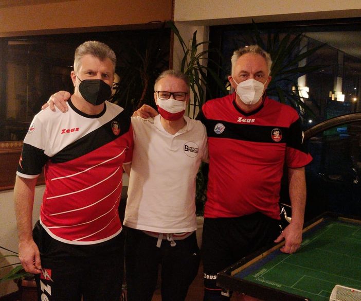 Da sn Giovanni Navarra (3° classificato), Pierluigi Bianco (1° classificato), Riccardo Rabacchin (2° classificato)