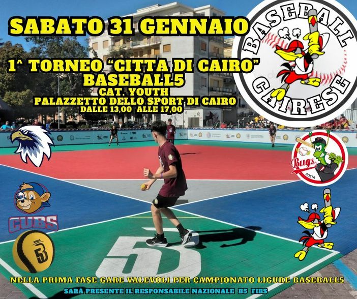 Baseball5, i giovani Bugs in campo a Cairo Montenotte Baseball5, i giovani Bugs in campo a Cairo Montenotte