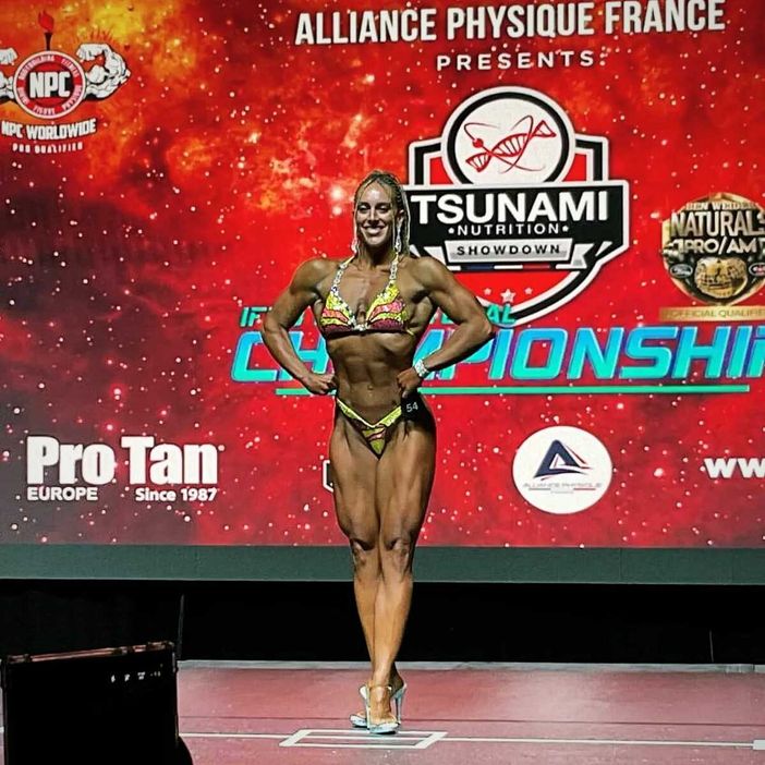 Bodybuilding. Martina Bianchini spicca a Marsiglia