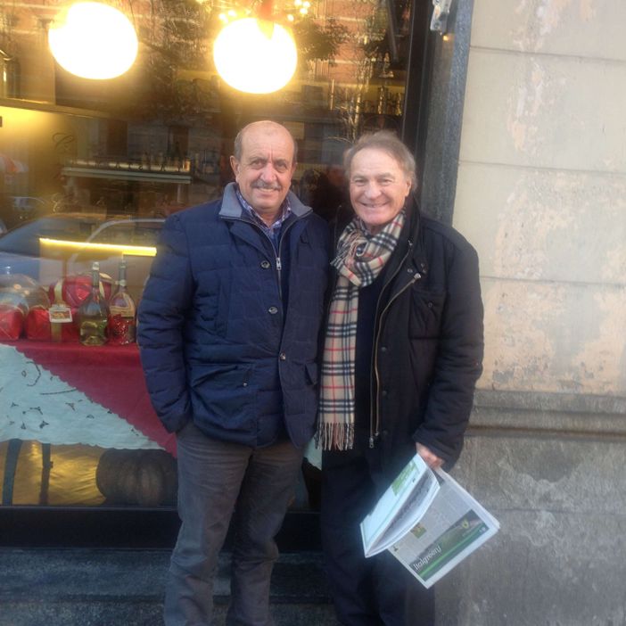 Renzo Bionaz e José Altafini Renzo Bionaz e José Altafini