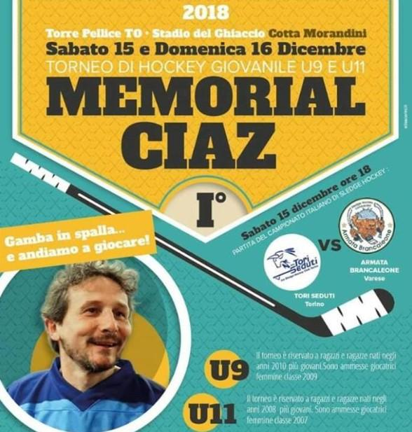 Para ice hockey: il 1° Memorial Ciaz a Torre Pellice, sabato 15 e domenica 16 dicembre