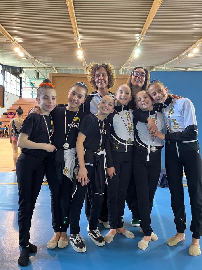 Club des Sports in grande evidenza nelle gare di ginnastica ritmica di Saint-Vincent Club des Sports in grande evidenza nelle gare di ginnastica ritmica di Saint-Vincent