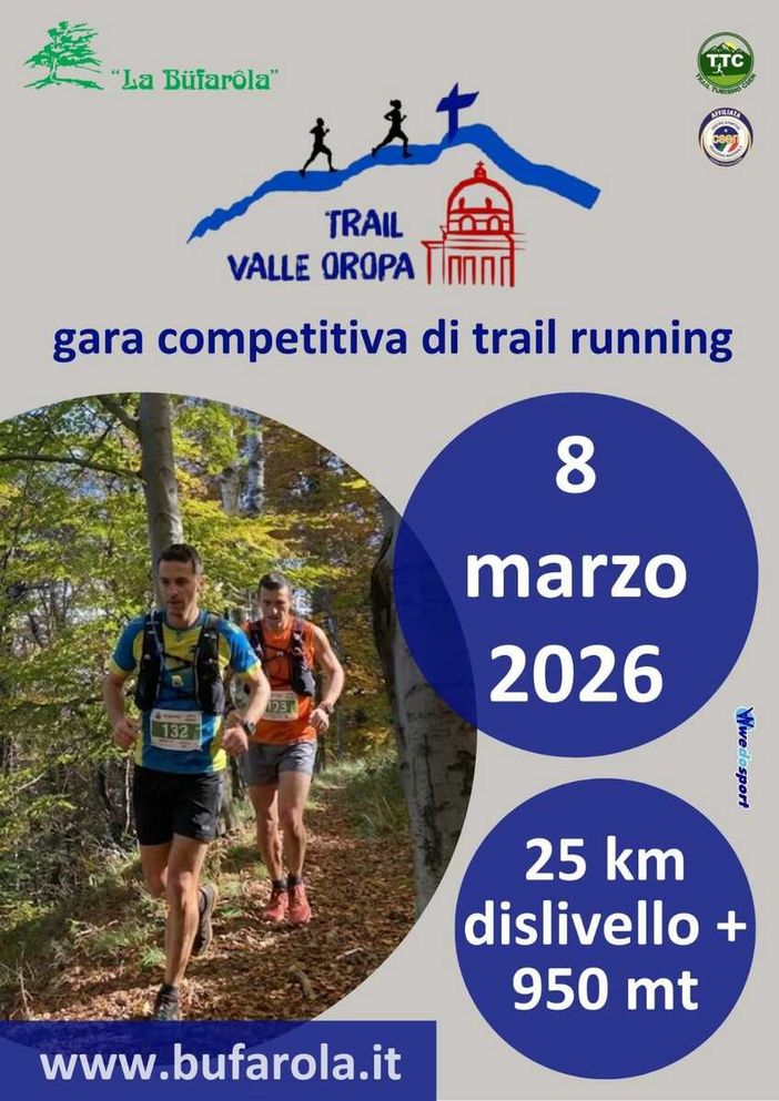 A Biella è partito il conto alla rovescia per la 1° edizione del Trail Valle Oropa A Biella è partito il conto alla rovescia per la 1° edizione del Trail Valle Oropa