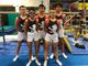 La squadra Gold2: Mattia Coutandin, Eric Mombelli, Riccardo Durello, Gabriele Mordenti e Gabriel Fuccio