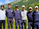 Nella foto "Golf Courma" da sinistra Umberto Luksch, Federico Casella, Emanuele Giachino, Mathias Sciocchetti Bois, Federico Subet, David Carvallo (coach regionale), Alessandro Subet, Federico Fiabane