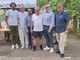 Da sin: Luca Delfino,Giuseppe Sparta e Carlo Tarsia, il coach Gianni Zullo, il Sindaco di Buttigliera Alfredo Cimarella e l'Assessore Daniele Chiriotti