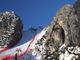 Federica Brignone alla tre giorni di prove veloci di Cortina