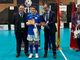 Marco Giacosa premiato come Man of the Match, premio consegnato dagli ambasciatori italiani in Spagna