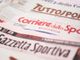 IN PRIMA PAGINA LO SPORT NAZIONALE