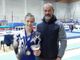 Fatima Rosset con il presidente Olimpia Paolo Moniotto
