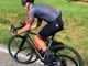 Allenamento in bici per Federico Pellegrino