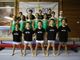 Una parte della squadra Gym in gara a Galliate