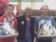 Federico e Claudio Vietti premiati dall'Assessore al Turismo di Valpelline Susy Robbin