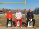 Tra i protagonisti dell'Atletica Calvesi a Grosseto anche Michelangelo Bellantoni (al centro) e Alvaro Miorelli (a destra)