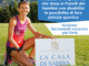 Podismo: Catherine Bertone corre per  'La casa di sabbia'