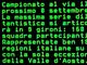 Aosta Città Europea dello Sport  ma senza calcio