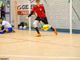 Un'azione di gioco del portiere dell'Aosta 511 (immagine tratta dalla pagina Fb della squadra)