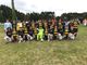Foto di gruppo per i gialloblu valdostani con i pari età dell’As Monaco