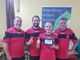 Asd Calcio Tavolo Aosta a Modena: da Sx Francesco Zolfanelli, Filippo Filippella, Marco Perotti e Paolo Ciboldi