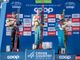 Il podio della 10 km femminile (credit Stefano Jeantet)