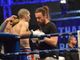 D'Isanto riceve suggerimenti sul ring da Manuel Bethaz