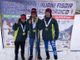 Da sn: Andrea Grivon, Alex Grivon e Daniel Brunod