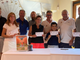 Nella foto da sinistra: Marinella Bellinvia, Dario Borney, Piera Paola Stevanon, Edi Avoyer (vice presidente del circolo e premiato), Simone Meggiolaro, Francesca Rey, Riccardo Berthod (gestore della Brasserie du golf), Federico Fiabane, Dario Come’ (presidente del circolo), Simone Fiabane