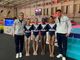 Eleonora Ratti con la squadra francese ai mondiali Junior