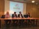 Da sn: l'assessore allo Sviluppo economico di Saint-Vincent, Paolo Rollandin; il sindaco di Courmayeur, Stefano Miserocchi; l'assessore regionale allo Sport, Laurent Vierin e la presidente di SkyWay Monte Bianco, Federica Bieler