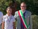 Francesca Mazzucato con il sindaco di Cerrione
