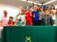 Le Promesse del Golf Club Arsanieres con Ennio Subet (sn) e Alessandro Napoli (al cento)