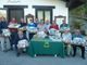 da sn Ennio Pastoret, Sandro Laval, Tomasz Zieba, Xavier Avoyer, Riccardo Farcoz, Giorgio Gagliardi, Emilio Pallais, Piero Vuillerminaz, Edi Avoyer; in primo piano Pier Giorgio Gagliardi, Renato Rollet e Franco Marguerettaz