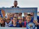 Andrea Frison con i suoi ragazzi