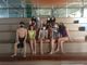 Nella foto: in basso da sx Calò Alessio, Mazzone Eleonora, Papagni Valeria, Louvin Nicole, Zerbo Myriam; in alto da sx Aldini Alice, Pigliacelli Lin, Pagliara Alessia, Foti Elisa