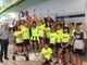 Gli atleti dell’Aosta Nuoto festeggiano il quinto posto nella classifica per società al Trofeo Borzino – Meeting Città di Novara