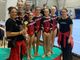Vittoria Ramanzin, Beatrice Morra Di Cella, Annie Desandré, Martina Saroglia, Joana Koceku eEmma Viérin, con le istruttrici Claudia Iacona (col piccolo Liam) e Nathasha PellissierShB