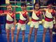 La squadra maschile Allievi: Kien Fogliadini, Gabriel Fuccio, Devis Massari e Riccardo Durello