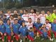 Le formazioni di Padania e Rom prima del fischio di inizio