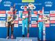Il podio della 15 km
