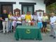I premiati sui green dell'Arsanieres, da sinistra: Ivo Letey, Giancarlo Grange, Augusta Petey, Pier Giorgio  Gagliardi, Barbara Belpoliti, Carlo Miori, Roberto Fiabane e Mario Dal Santo