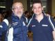 Fabrizio Maiandi (Dx) con l’ex compagno di club Luca Pessini (Sx) adesso al TSC Stella Artois Milano