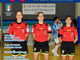 A destra Sara Lucia; al centro l'amica della sezione Aribitri di Aosta, ma iscritta a Biella l'internazionale Chiara Perona; a sx Alessandra Carradori di Roma per lei l'esordio in Serie A di Futsal