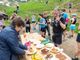 Una sosta ristoratrice lungo il tracciato dello Swiss Peaks Trail